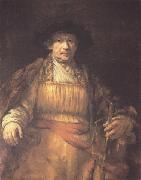REMBRANDT Harmenszoon van Rijn self-portrait (mk33) oil painting
